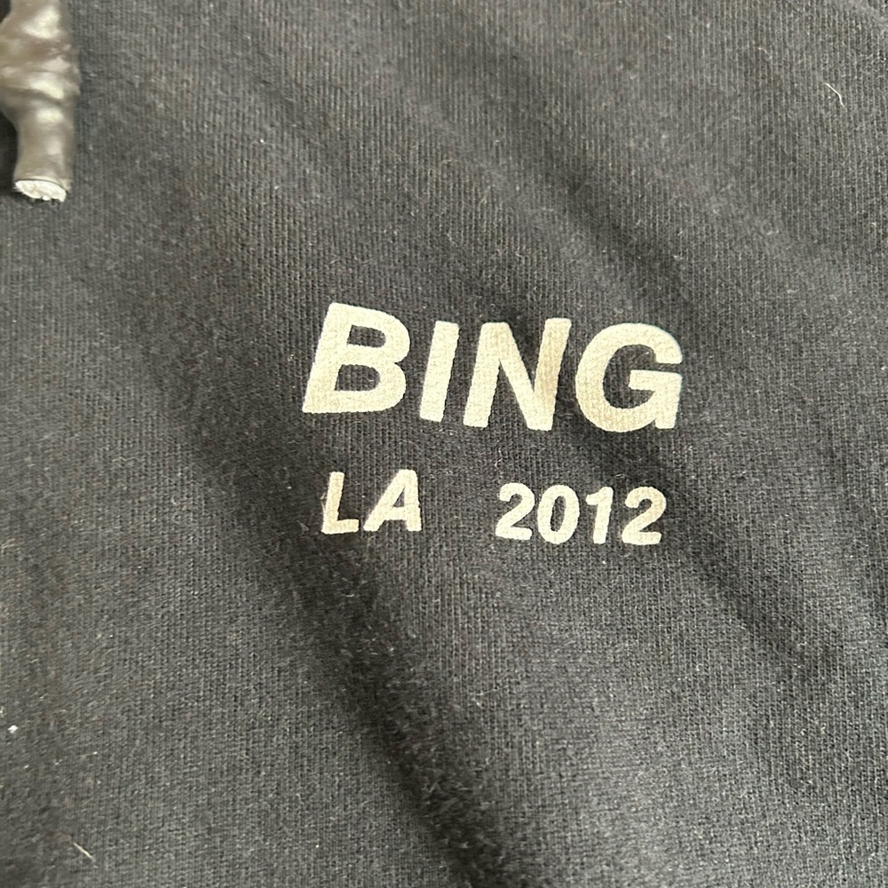Anine Bing Black Logo Lottie Hoodie XS/S - Picture 7 of 12